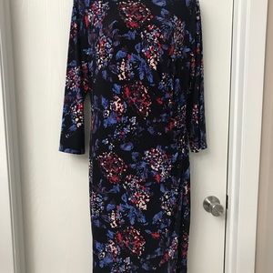 Jaclyn Smith faux wrap dress Size Large.